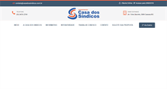Desktop Screenshot of casadossindicos.com.br