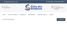Tablet Screenshot of casadossindicos.com.br